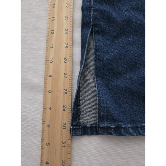 Free People Stillwater Jeans Low Rise Slim Flare Sz 31 NEW We The Free Split Hem - Picture 3 of 15